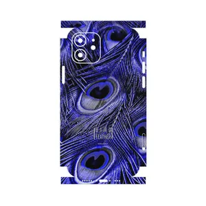 MAHOOT Purple Feather-FullSkin Cover Sticker for Apple iPhone 12