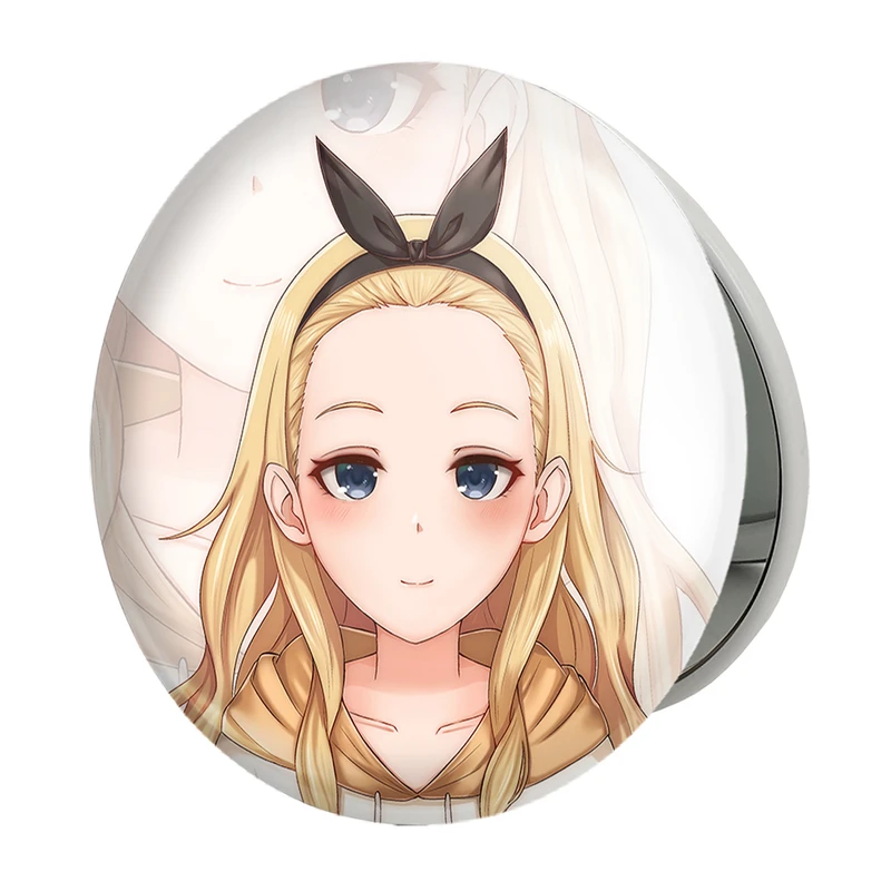 آینه جیبی خندالو طرح کورومی انیمه لیکوریس ریکویل Lycoris Recoil مدل تاشو کد 22975 