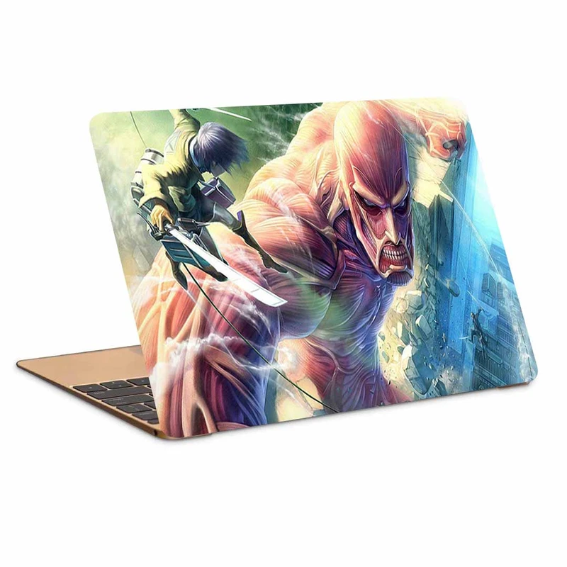 استیکر لپ تاپ طرح Attack On Titan کد N-28مناسب برای لپ تاپ 15.6 اینچ