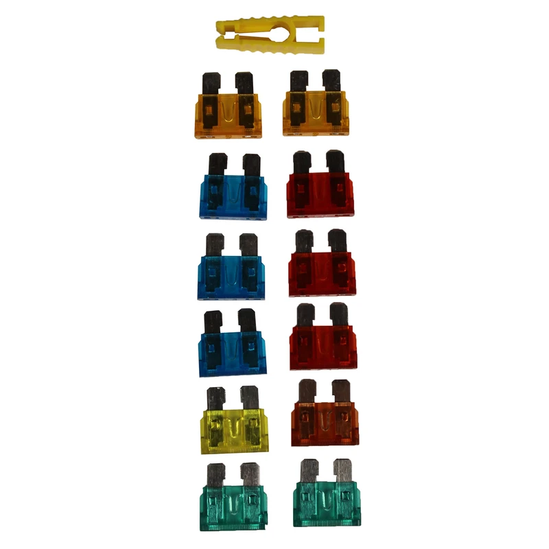 فیوز خودرو آری یلو مدل استاندارد بسته 13 عددی