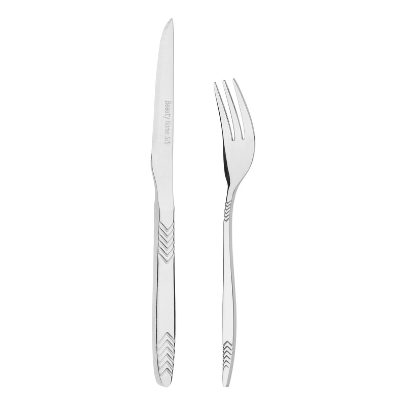 سرویس کارد و چنگال 12 پارچه 6 نفره بیوتی هوم مدل 141