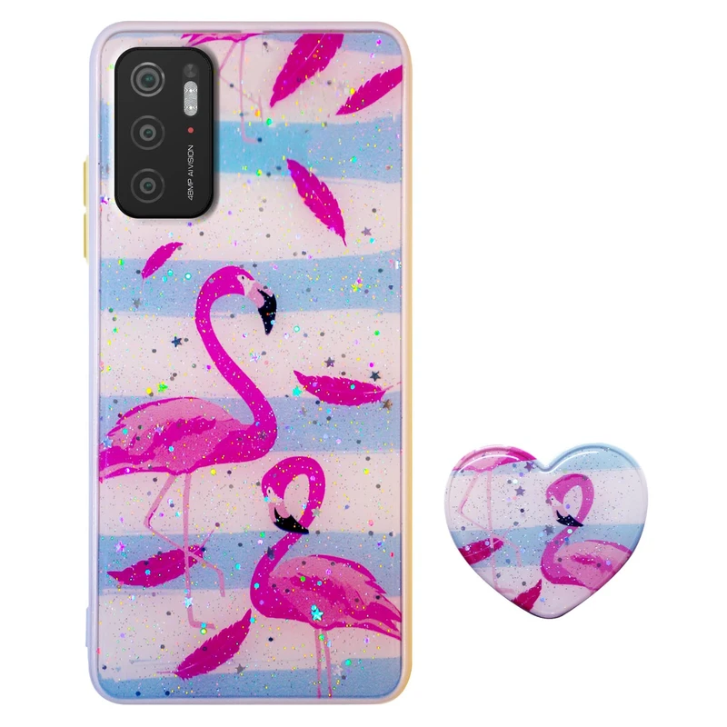  کاور مدل FELAMINGO مناسب برای گوشی موبایل شیائومی Poco M3 Pro به همراه پایه نگهدارنده