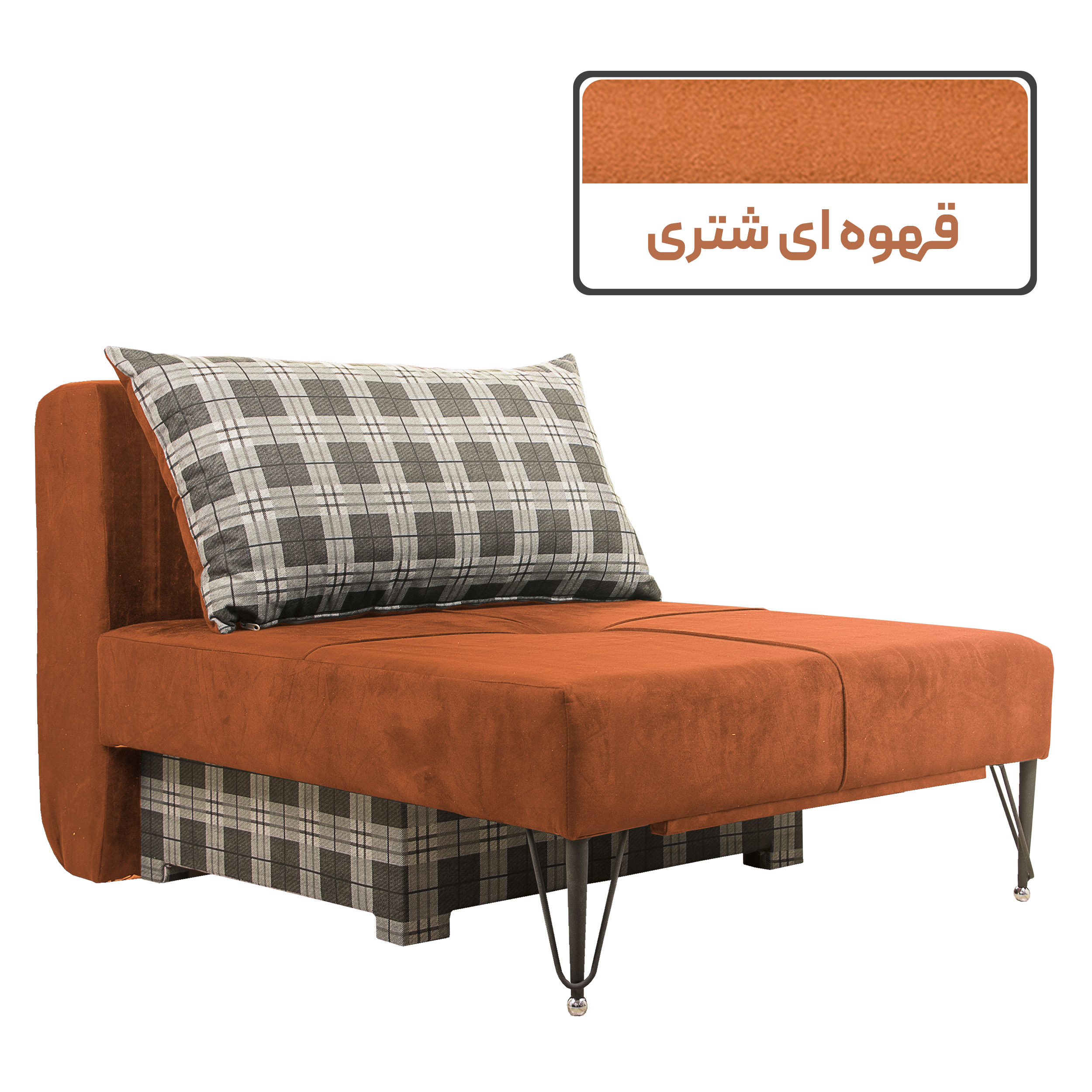 مبل تختخواب شو 1 نفره مدل آرنگ متیوس 2