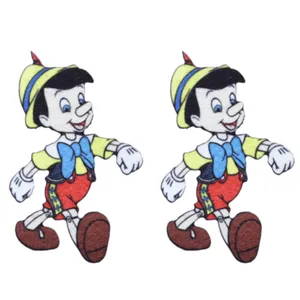 استیکر پارچه و لباس کارانس طرح پینوکیو مدل AST-57 بسته 2 عددی