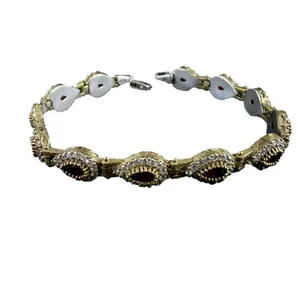 دستبند نقره زنانه مدل عثمانی کد glsr-13400