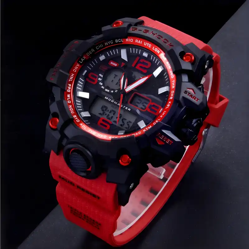 ساعت مچی عقربه ای بچگانه مدل دوزمانه کرنوگراف کد GSH02