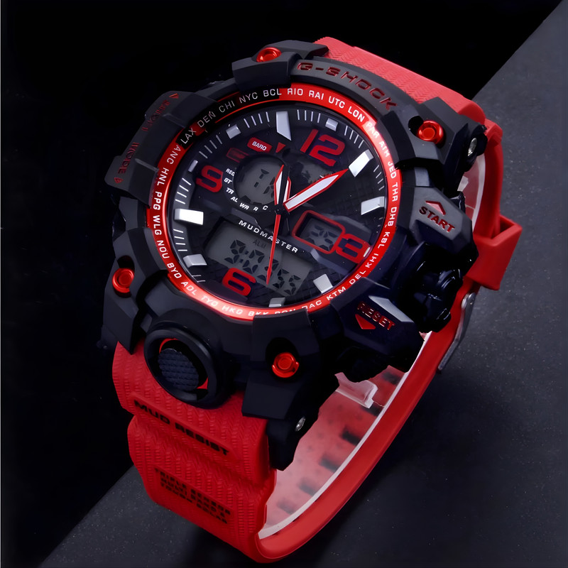 ساعت مچی عقربه ای بچگانه مدل دوزمانه کرنوگراف کد GSH02