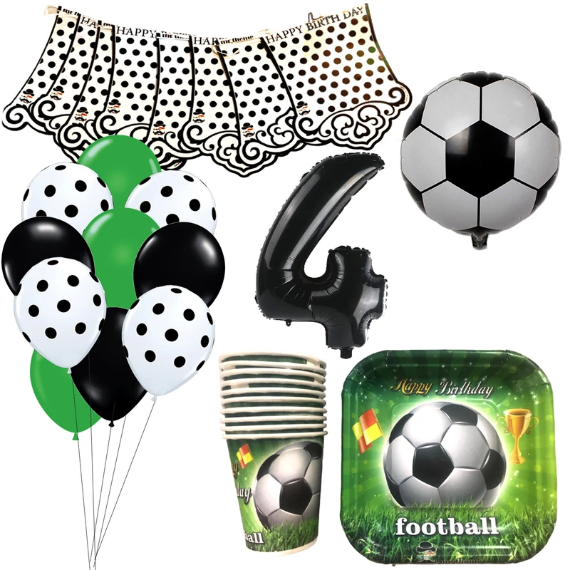 	 مجموعه 40 عددی تم تولد مستر تم طرح توپ فوتبال کد 4