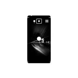 MAHOOT Black Portrait Cover Sticker for Motorola Droid Razr HD