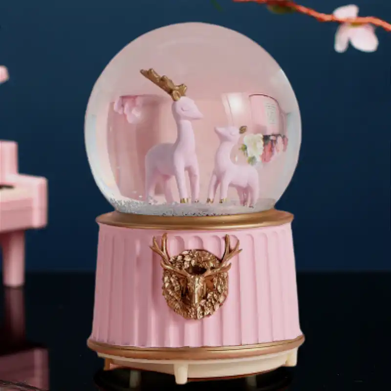 گوی موزیکال مدل گوزن لاکچری