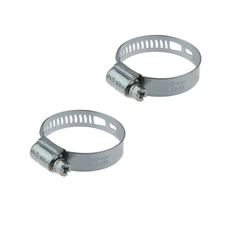 بست شلنگ  مدل فلزی 32-51 بسته 2 عددی