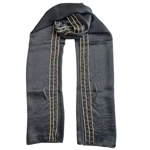 شال زنانه مدل مجلسی ساتن پتینه سنگ دوزی شده