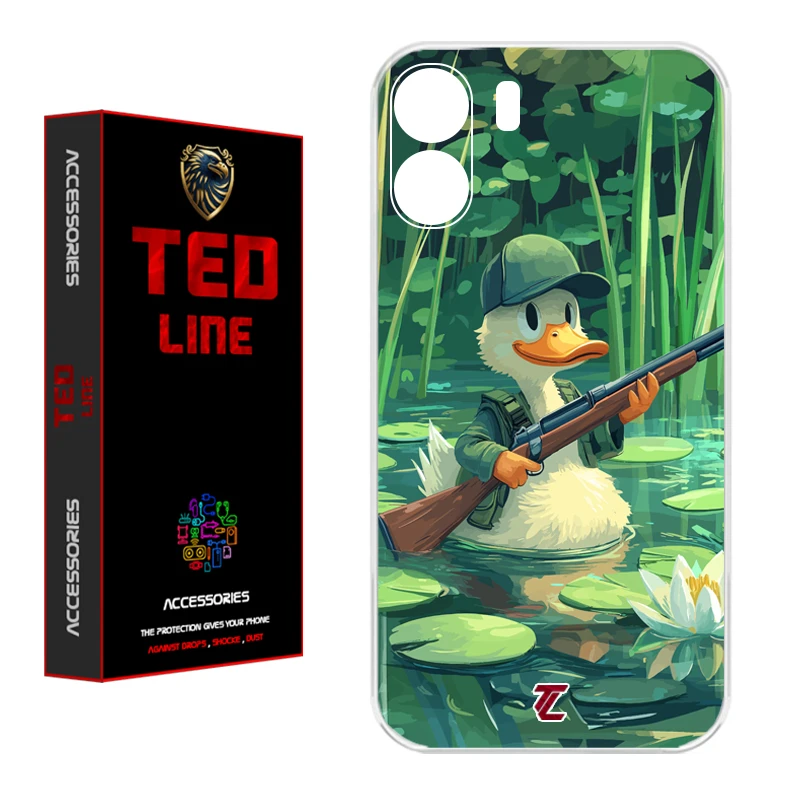 کاور تد لاین طرح اردک کد 1123 مناسب برای گوشی موبایل شیائومی Redmi 13C / Poco C65
