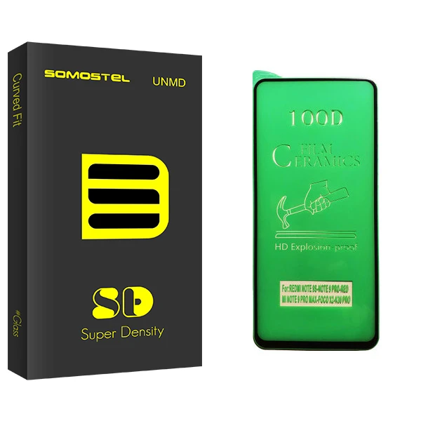محافظ صفحه نمایش سرامیکی سوماستل مدل Sd Glass مناسب برای گوشی موبایل شیائومی Redmi Note 9