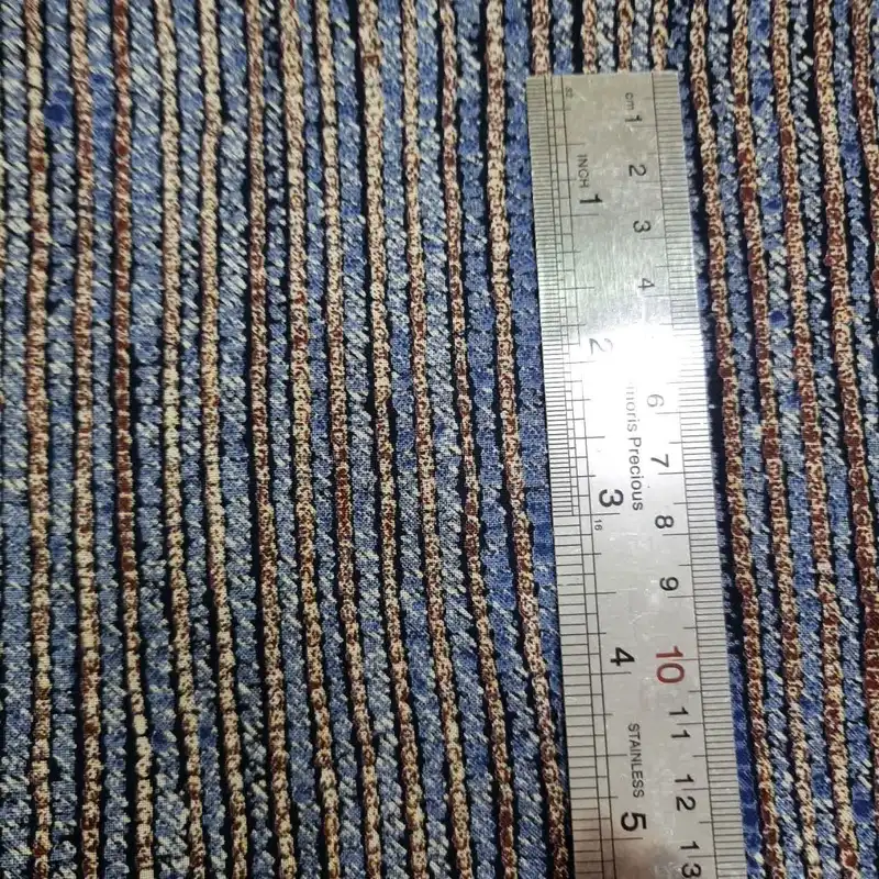 پارچه لباس مدل کودری نخی طرح راهدار کد A8