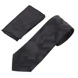 ست کراوات و دستمال جیب مردانه نسن مدل T221