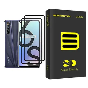 Somastel SD Glass MIX002 Screen Protector For Realme 6S Pack Of 2