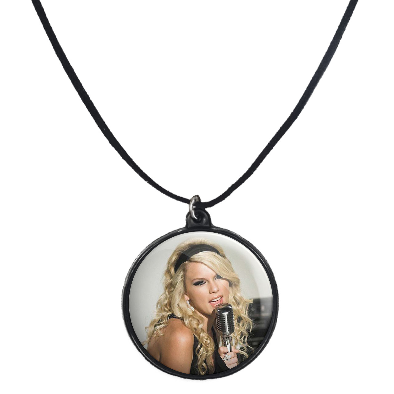 گردنبند پرمانه طرح تیلور سویفت کد pmb.121 مدل دو طرفه