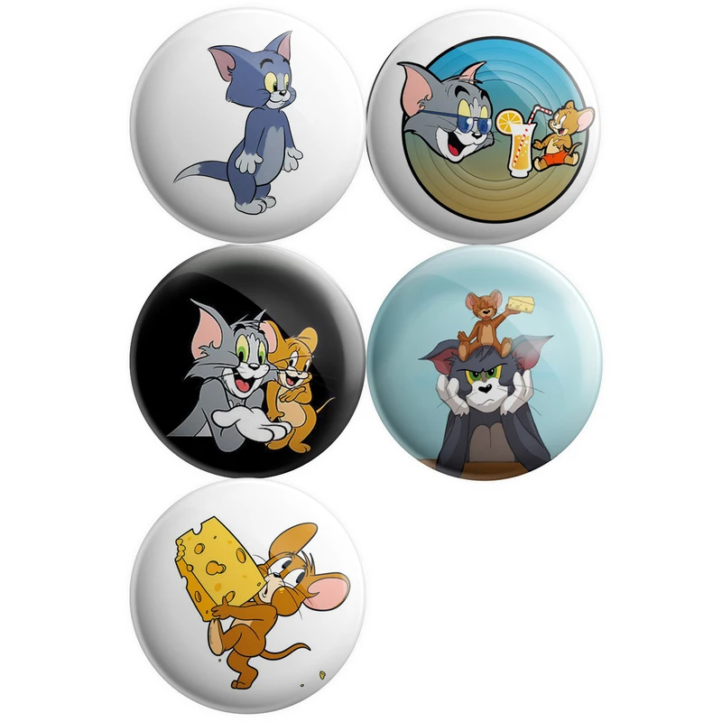 پیکسل پرمانه طرح تام و جری کد pmg.5051 مجموعه 5 عددی