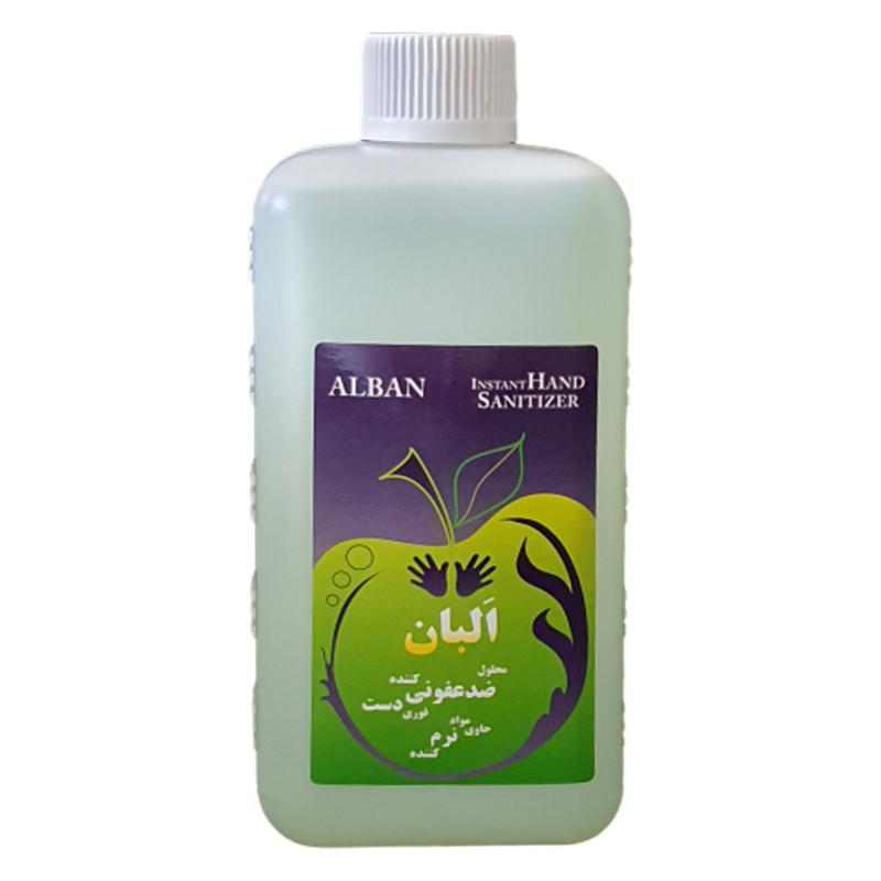 محلول ضدعفونی کننده دست البان مدل EDTA حجم 500 میلی لیتر