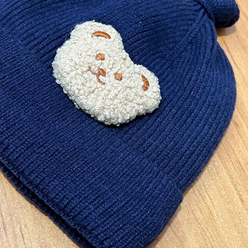 کلاه بافتنی بچگانه مدل گره تدی کد  S O RM 2