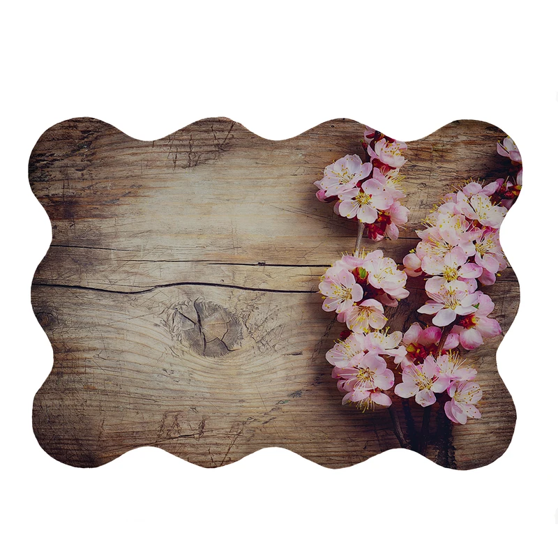 پادری مدل دالبر طرح گل کد 5499 سایز 80x110 سانتی متر 