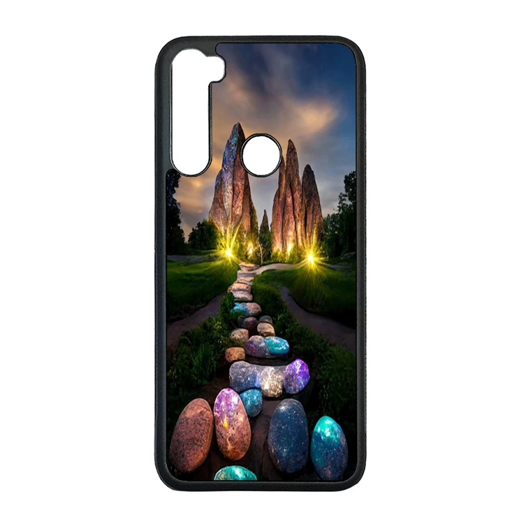 کاور گالری وبفر طرح راه سنگی مناسب برای گوشی موبایل شیائومی redmi note 8