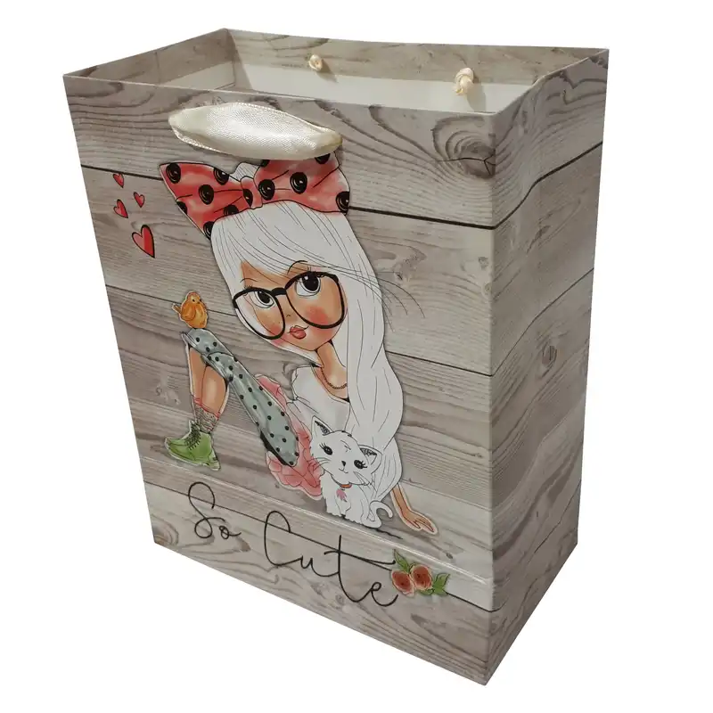 پاکت هدیه طرح دختر کد G631