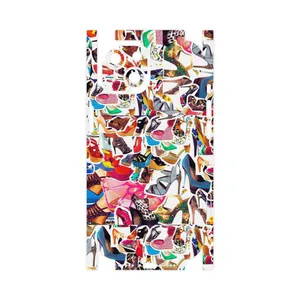 MAHOOT Collage of High heel Shoes-FullSkin Cover Sticker for Apple iPhone 15