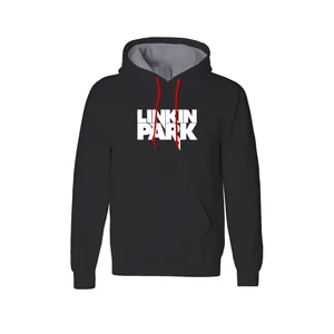 هودی مردانه مدل Linkin park کد K08 رنگ مشکی