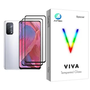 Junbo Viva Glass MIX002 Screen Protector For Oppo A74 5G Pack Of 2
