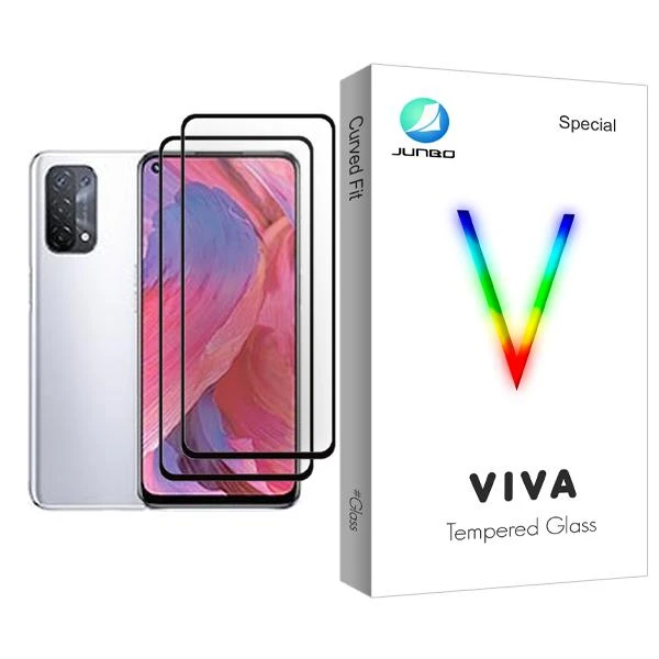 محافظ صفحه نمایش جانبو مدل Viva Glass MIX002 مناسب برای گوشی موبایل اوپو A74 5G بسته دو عددی