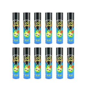 اسپری حشره کش تارومار مدل flying insect killer حجم 400 میلی لیتر مجموعه 12 عددی