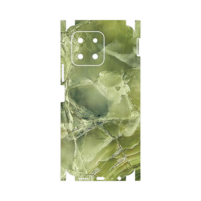 برچسب پوششی ماهوت مدل Green_Crystal_Marble-FullSkin مناسب برای گوشی موبایل آنر X6