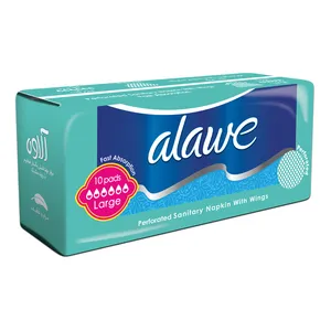 نوار بهداشتی آلاوه مدل Perforated Fast Absorption بسته 10 عددی