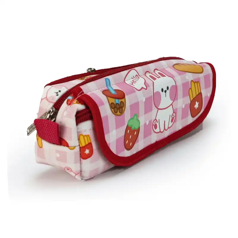 جامدادی مدل  برزنتی سه زیپ طرح  خرگوش