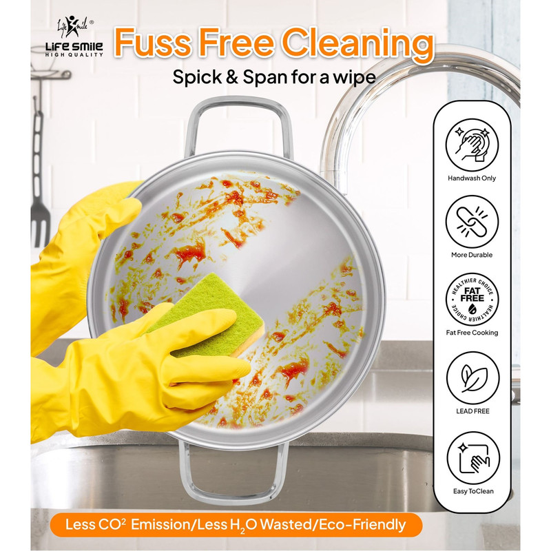 سرویس پخت و پز 6 پارچه لایف اسمایل مدل LIFEP12-6