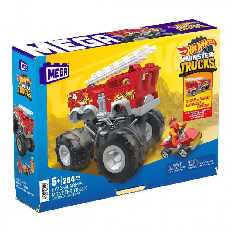 ساختنی هات ویلز مدل HW 5-alarm Monster Truck کد HHD19