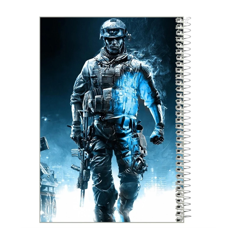 دفترچه یادداشت 40 برگ طرح  call of duty کد ic5