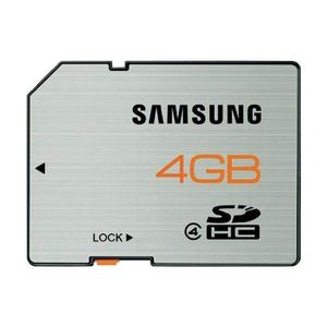کارت حافظه SD سامسونگ  مدل MB-SS4GA کلاس 4 استاندارد SDHC سرعت 24MBps ظرفیت 4 گیگابایت