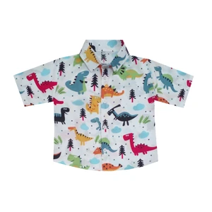 پیراهن پسرانه طرح دایناسور کد 3535