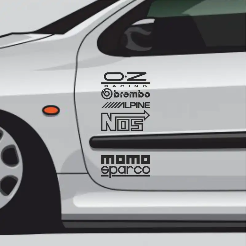 برچسب بدنه خودرو طرح لوگو روی درب مدل k2002