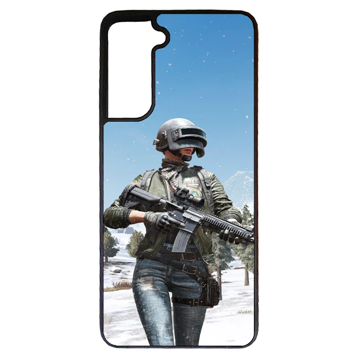 کاور طرح بازی پابجی مناسب برای گوشی موبایل سامسونگ galaxy s21 plus
