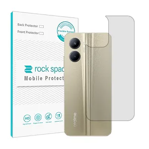 Rock space HyGEL model Transparent back protector for Realme C33 mobile phone