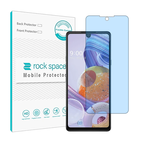 محافظ صفحه نمایش ضد اشعه آبی راک اسپیس مدل HyBLU مناسب برای گوشی موبایل ال جی Stylo 6