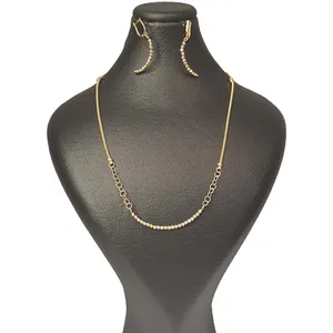 نیم ست طلا 18 عیار زنانه مدل FL 01493