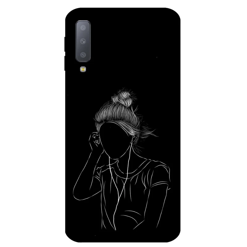 کاور مگافون طرح مینیمال مدل 1858 مناسب برای گوشی موبایل سامسونگ Galaxy A750 / A7 2018        