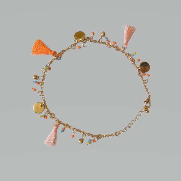 پابند زنانه مدل سکه ای