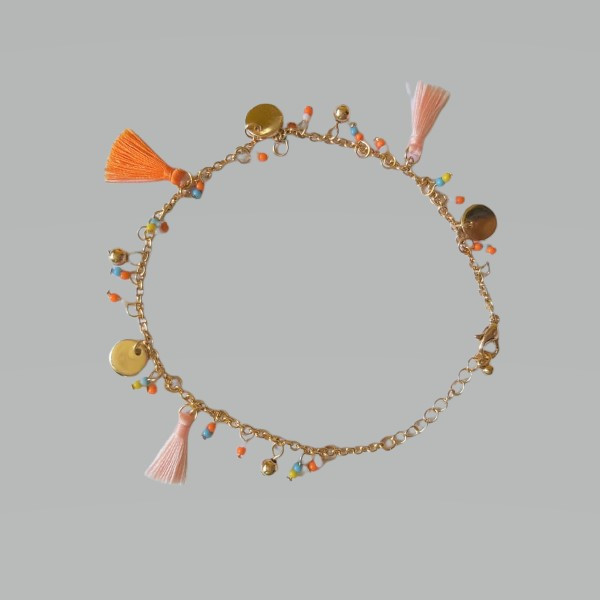 پابند زنانه مدل سکه ای