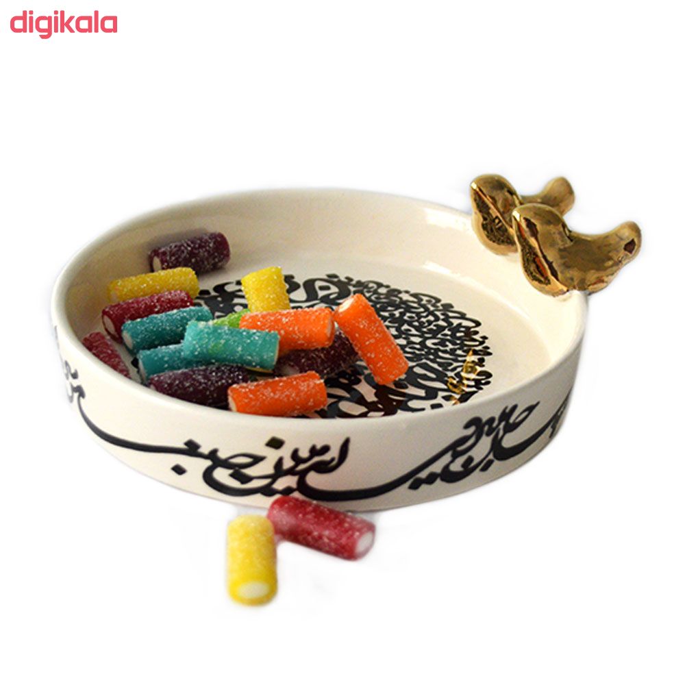 پیش دستی سرامیکی مدل سیاه مشق کد 110020 main 1 3